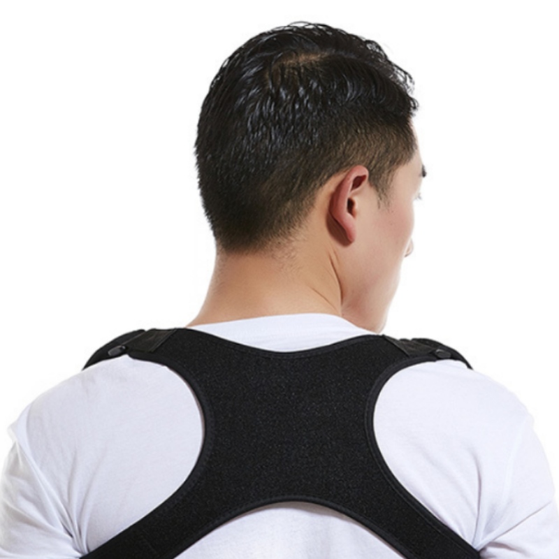 ผู้ผลิต Neoprene ปรับเส้นเข็มขัดหลังไหล่ตรงไหล่สำหรับผู้ใหญ่และเด็ก